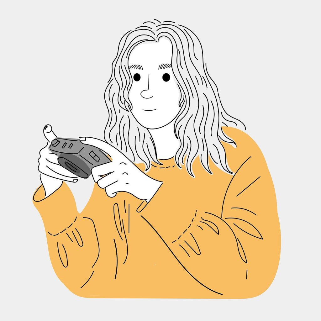 photography, camera, photographer, girl, woman, female, creative, digital camera, professional, character, occupation, journalist, paparazzi, cartoon, portrait